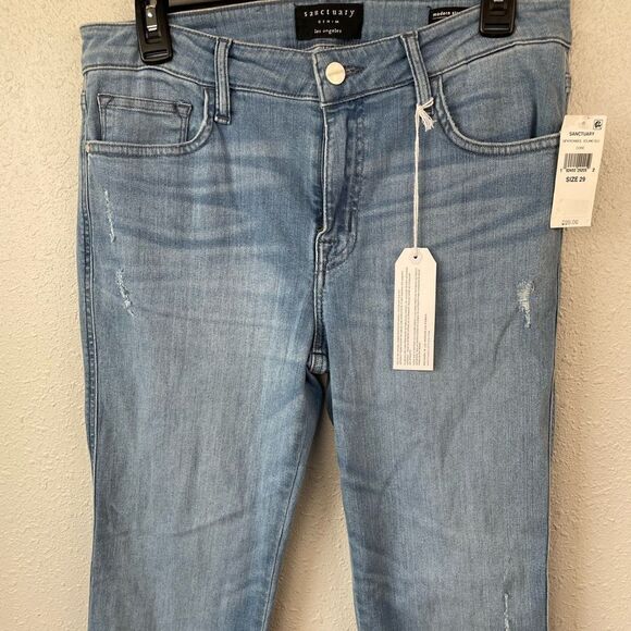 NWT Sanctuary Modern Straight Crop Jeans Size 29 - Picture 2 of 9